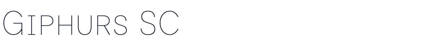 Giphurs SC — GiphursSC-Thin.otf