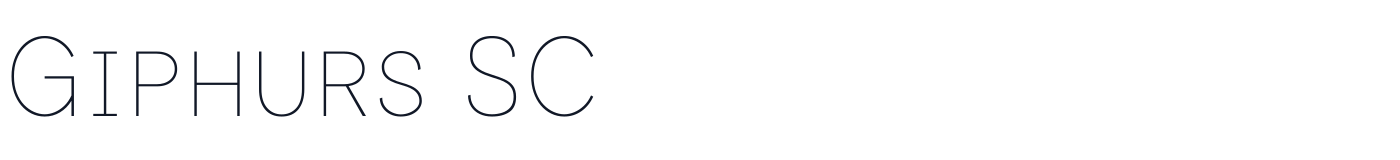 Giphurs SC — GiphursSC-Thin.ttf