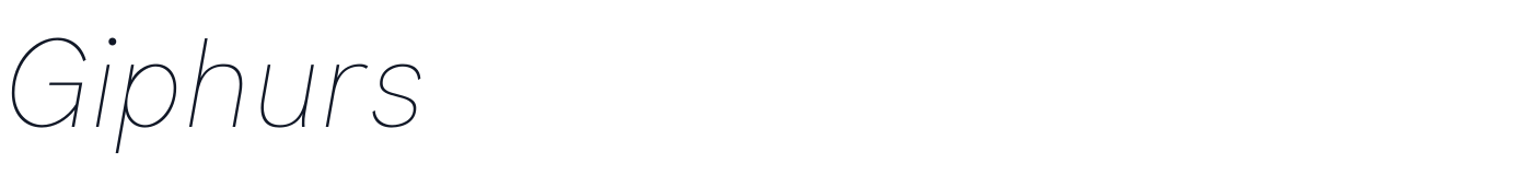 Giphurs — Giphurs-ThinItalic.otf