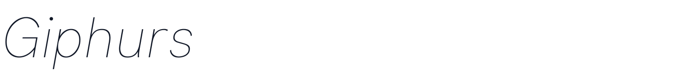 Giphurs — Giphurs-ThinItalic.ttf