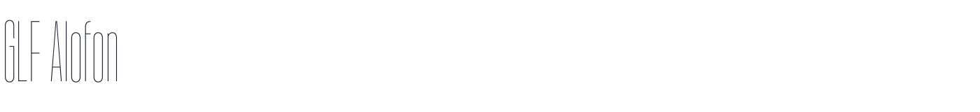 GLF Alofon — GLF-Alofon-Thin.otf
