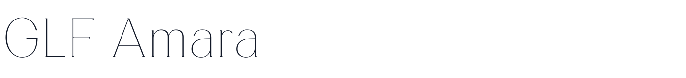 GLF Amara — GLF-Amara-Thin.otf