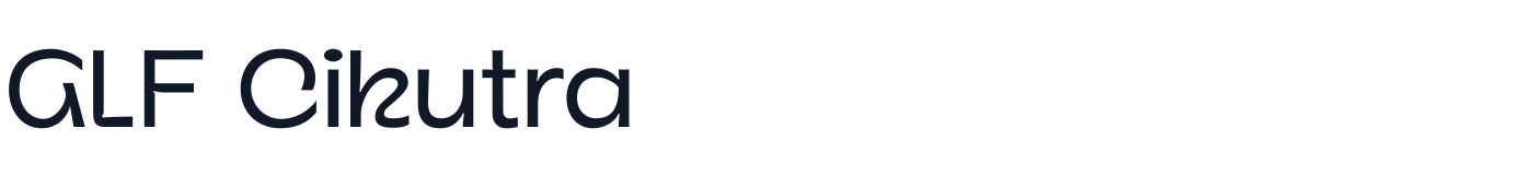 GLF Cikutra — GLF-Cikutra-Light.otf