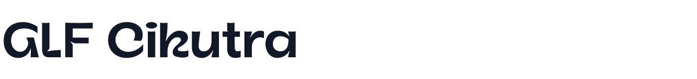 GLF Cikutra — GLF-Cikutra-Medium.otf
