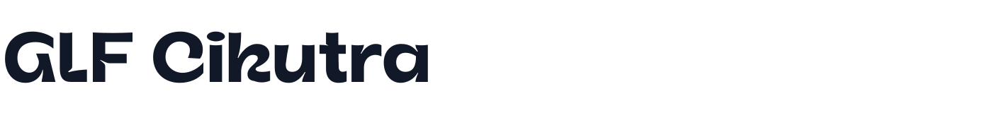 GLF Cikutra — GLF-Cikutra-SemiBold.otf