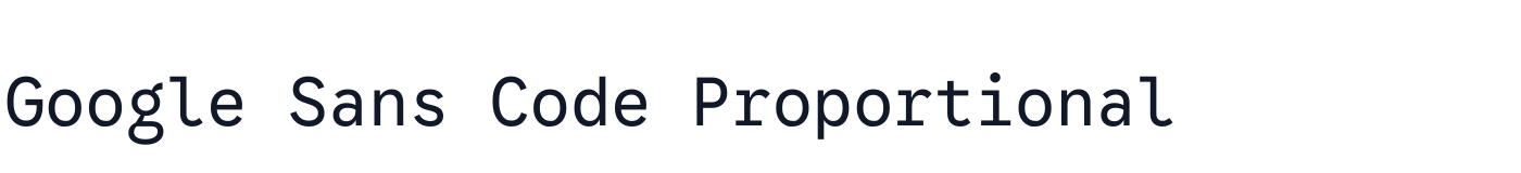 Google Sans Code Proportional — GoogleSansCode_Proportional-Regular.ttf