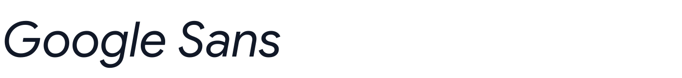 Google Sans — GoogleSans-Italic.ttf