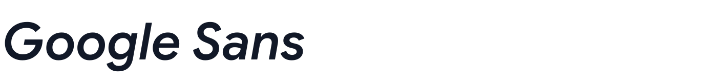 Google Sans — GoogleSans-SemiBoldItalic.ttf