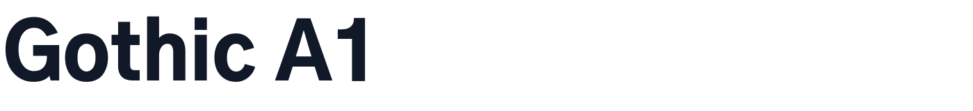 Gothic A1 — GothicA1-Black.ttf