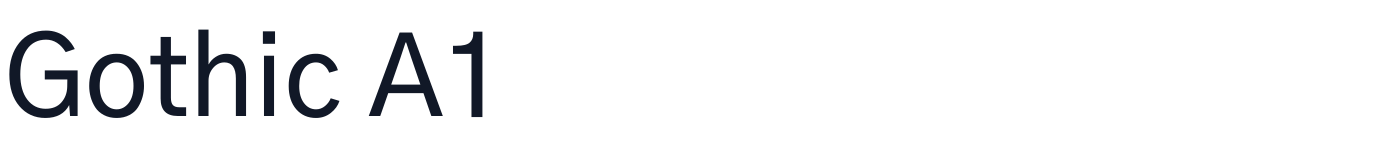 Gothic A1 — GothicA1-Medium.ttf
