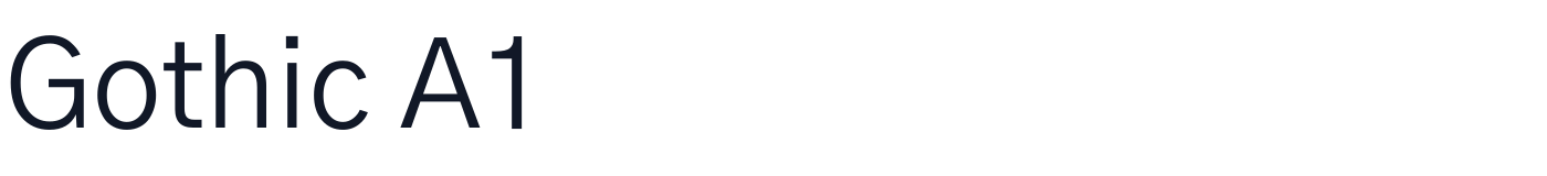 Gothic A1 — GothicA1-Regular.ttf