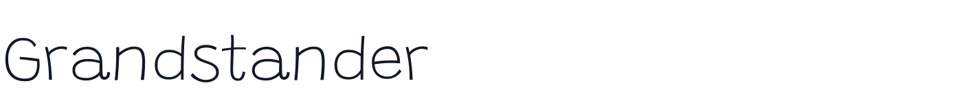 Grandstander — Grandstander[wght].ttf