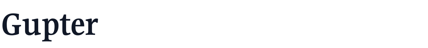 Gupter — Gupter-Bold.ttf