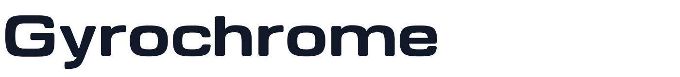 Gyrochrome — Gyrochrome-ExtraBold.otf