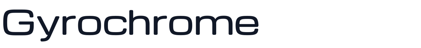 Gyrochrome — Gyrochrome-Medium.otf