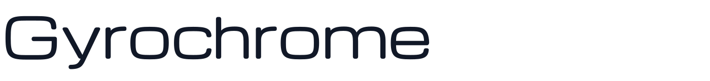Gyrochrome — Gyrochrome-Regular.otf