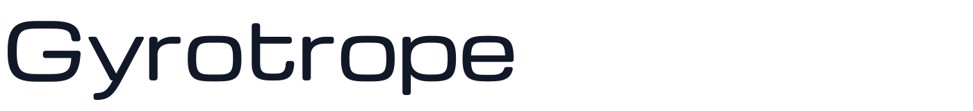 Gyrotrope — Gyrotrope-Medium.otf