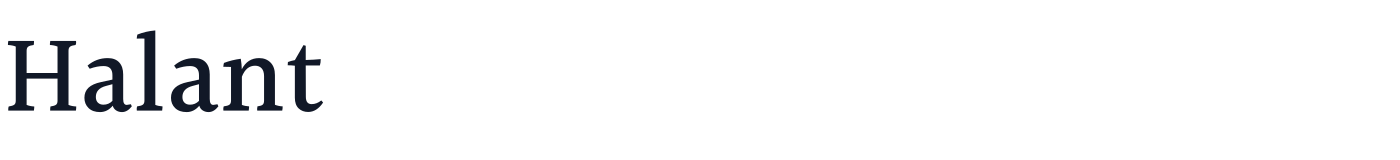 Halant — Halant-Medium.ttf