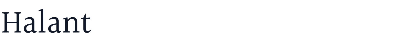 Halant — Halant-Regular.ttf