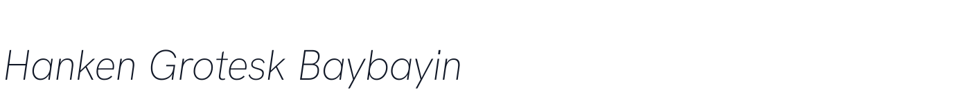 Hanken Grotesk Baybayin — HankenGroteskBaybayin-ExtraLightItalic.ttf