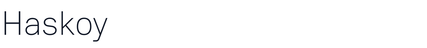 Haskoy — Haskoy-ExtraLight.otf