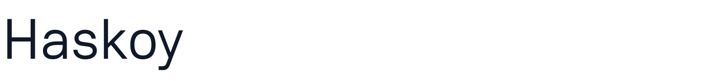 Haskoy — Haskoy-Regular.otf