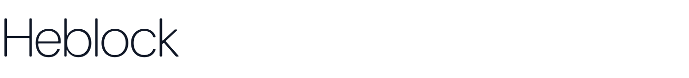 Heblock — Heblock-ExtraLight.ttf