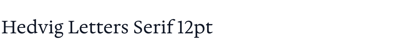 Hedvig Letters Serif 12pt — HedvigLettersSerif12pt-Regular.ttf