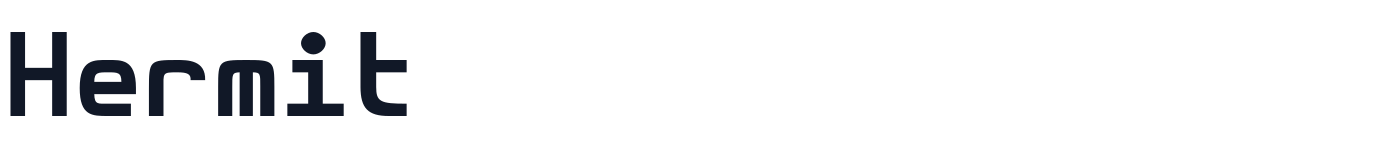 Hermit — Hermit-Bold.otf