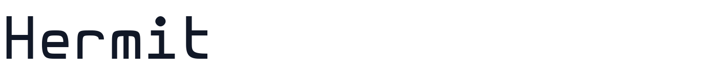 Hermit — Hermit-Regular.otf