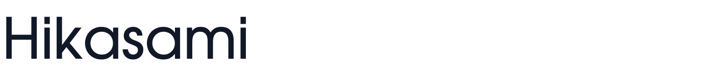 Hikasami — Hikasami-Medium.otf