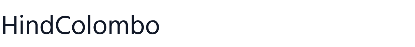 Hind Colombo — HindColombo-Regular.ttf