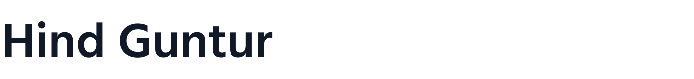 Hind Guntur — HindGuntur-SemiBold.ttf