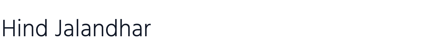 Hind Jalandhar — HindJalandhar-Light.ttf
