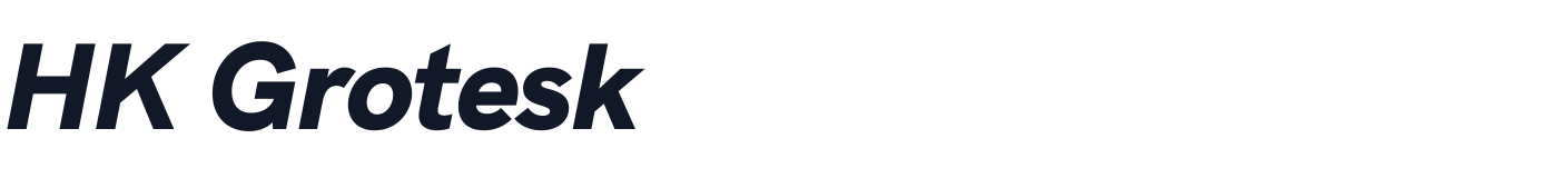 HK Grotesk — HKGrotesk-BlackItalic.otf