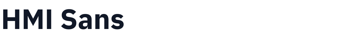 HMI Sans — HMISans-Bold.otf
