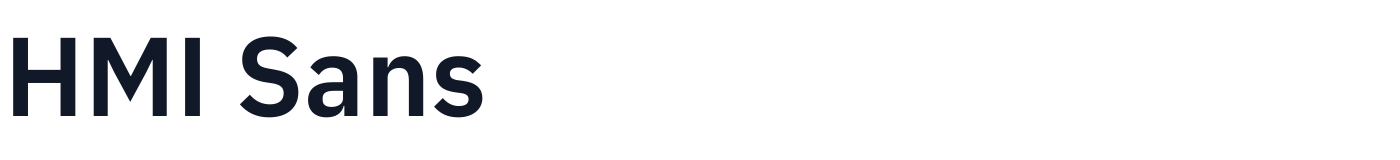 HMI Sans — HMISans-Semibold.otf