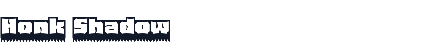 Honk Shadow — HonkShadow-Brush.ttf