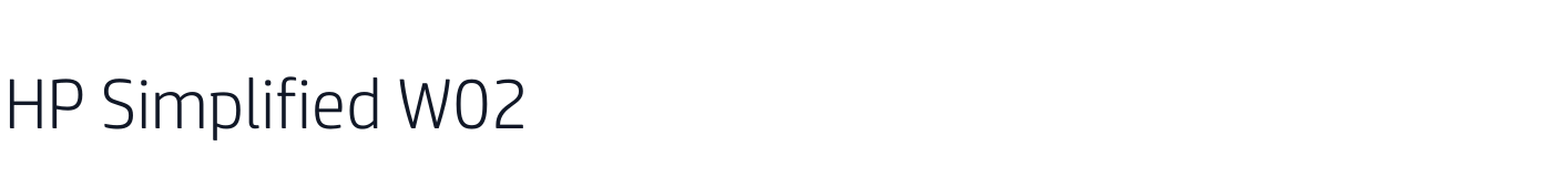 HP Simplified W02 — HpSimplifiedLight.ttf