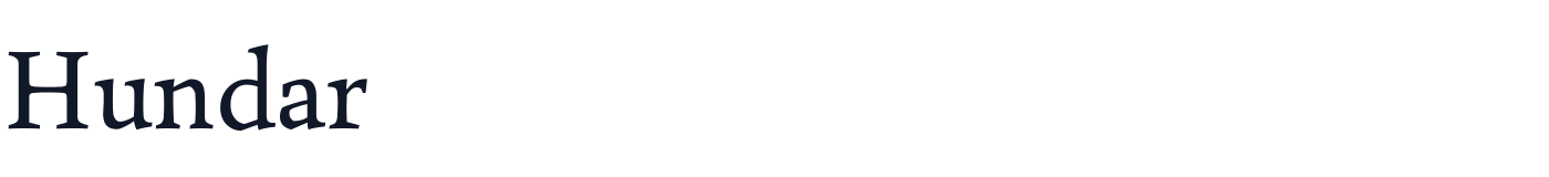 Hundar — Hundar.ttf