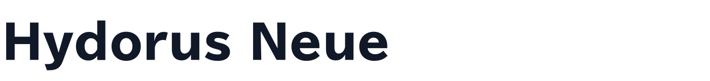 Hydorus Neue — HydorusNeueLight-ExtraBold.otf