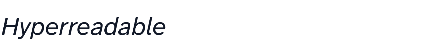 Hyperreadable — Hyperreadable-Italic.ttf