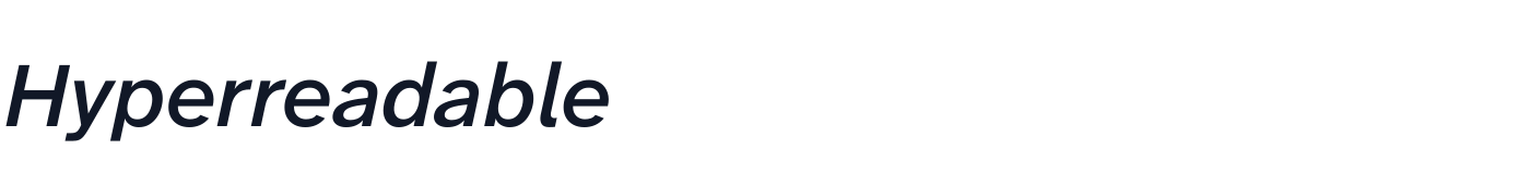 Hyperreadable — Hyperreadable-MediumItalic.ttf