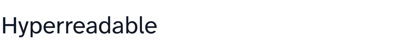 Hyperreadable — Hyperreadable-Regular.ttf
