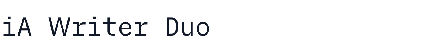 iA Writer Duo — ia-writer-duo-latin-400-normal.ttf