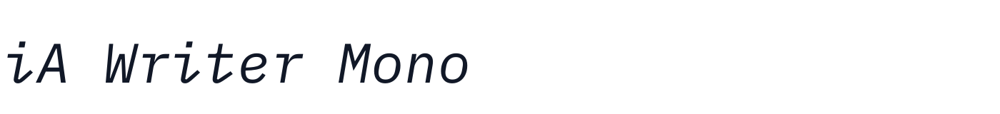 iA Writer Mono — ia-writer-mono-latin-400-italic.ttf