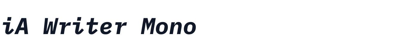 iA Writer Mono — ia-writer-mono-latin-700-italic.ttf