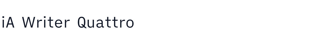 iA Writer Quattro — ia-writer-quattro-latin-400-normal.ttf