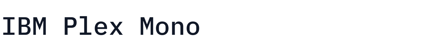IBM Plex Mono — IBMPlexMono-Medium.ttf