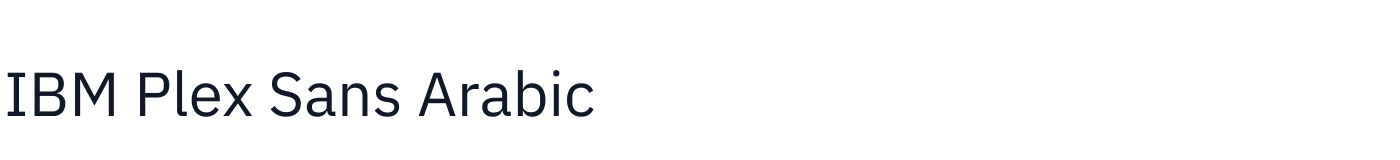 IBM Plex Sans Arabic — IBMPlexSansArabic-Regular.ttf